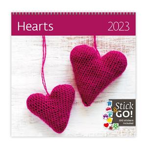 Wall Calendar 2023 - Hearts