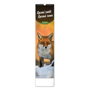 Wall Calendar 2023 Tie - Forest Animals CZ/SK