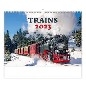 Wall Calendar 2023 - Trains