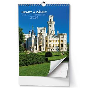 Wall Calendar 2024 Czech castles