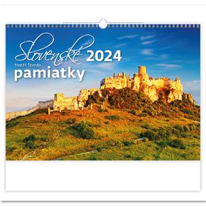 Wall Calendar 2024 - Slovak monuments