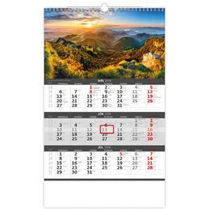 Wall Calendar 2024 - Threemonths Calendar - Slovensko