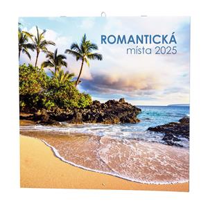 Wall Calendar 2025 Romantic places