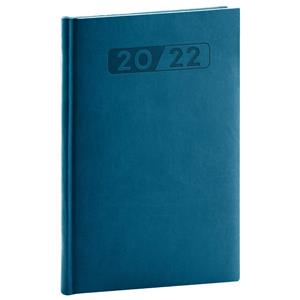 Weekly Diary 2022 A5 Aprint - dark turquoise