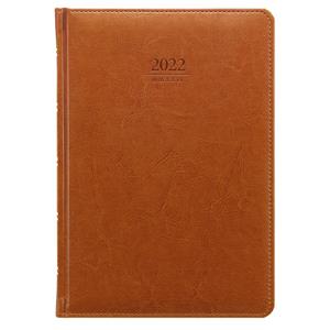 Weekly diary 2022 Kastor A5 - brown