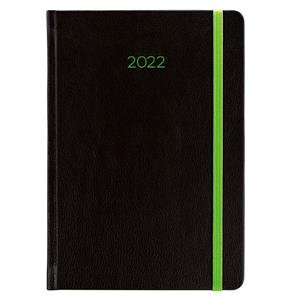 Weekly diary 2022 Neon A5 - green