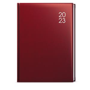 Weekly Diary 2023 Oskar Balacron A5 - Burgundy