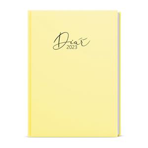 Weekly Diary 2023 Oskar Pastelo A5 - Yellow