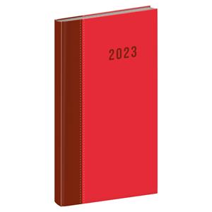 Weekly Diary 2023 Pocket Cambio Classic - red