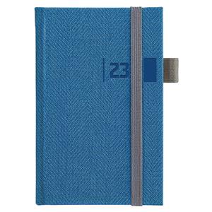 Weekly Diary 2023 Slovak pocket Tweed - blue