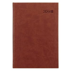 Weekly diary 2023 Viva A5 - brown