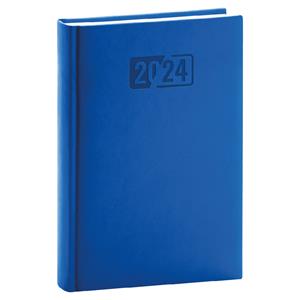 Weekly Diary 2024 A5 Aprint - blue