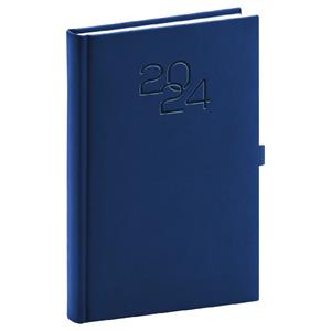 Weekly Diary 2024 A5 Vivella Classic - blue