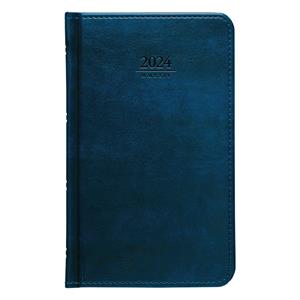 Weekly diary 2024 Atlas pocket - blue