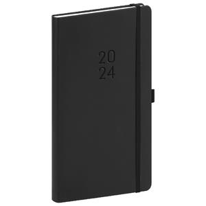 Weekly Diary 2024 Pocket Nox - black/black