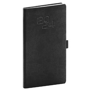 Weekly Diary 2024 Pocket Vivella Classic - anthracite