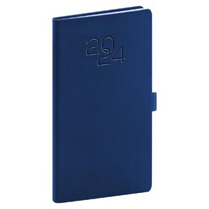 Weekly Diary 2024 Pocket Vivella Classic - blue