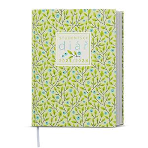 Weekly Diary 2024 Student Laminated Pocket - Green