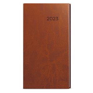 Weekly pocket Diary 2023 Jakub Vivella - Brown