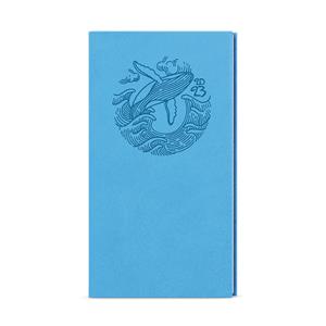 Weekly pocket Diary 2023 Jakub Vivella with hot stamping - Light blue - Whale