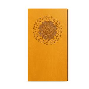 Weekly pocket Diary 2023 Jakub Vivella with hot stamping - Ocher - Sun