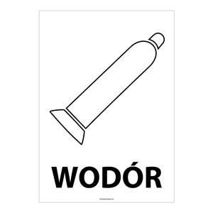 WODÓR, naklejka 148x210 mm