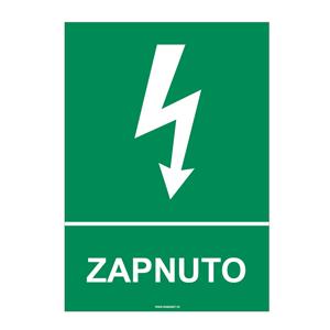 ZAPNUTO, Samolepka A4